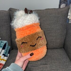 Pumpkin spice latte plushie
